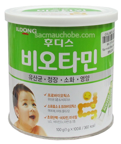 Men vi sinh IlDong Hàn Quốc cho hệ tiêu hóa của bé khỏe mạnh.